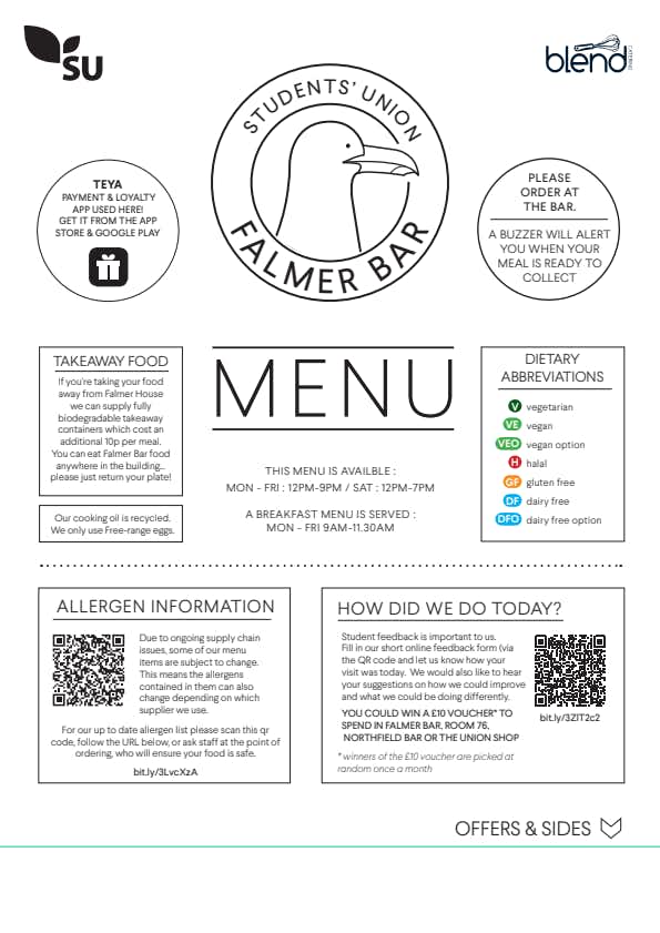 Falmer Bar & The Deli — University of Sussex Students' Union